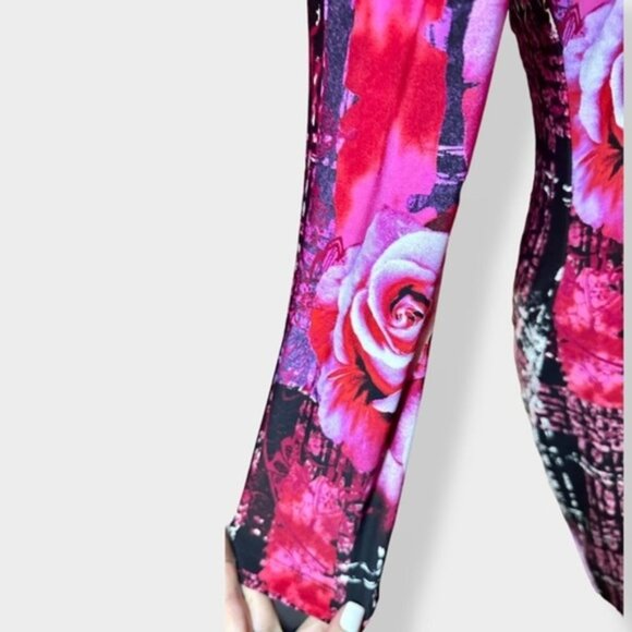 Women’s 8 Vintage Joseph Ribkoff Rose Plaid Dress - Picture 6 of 10